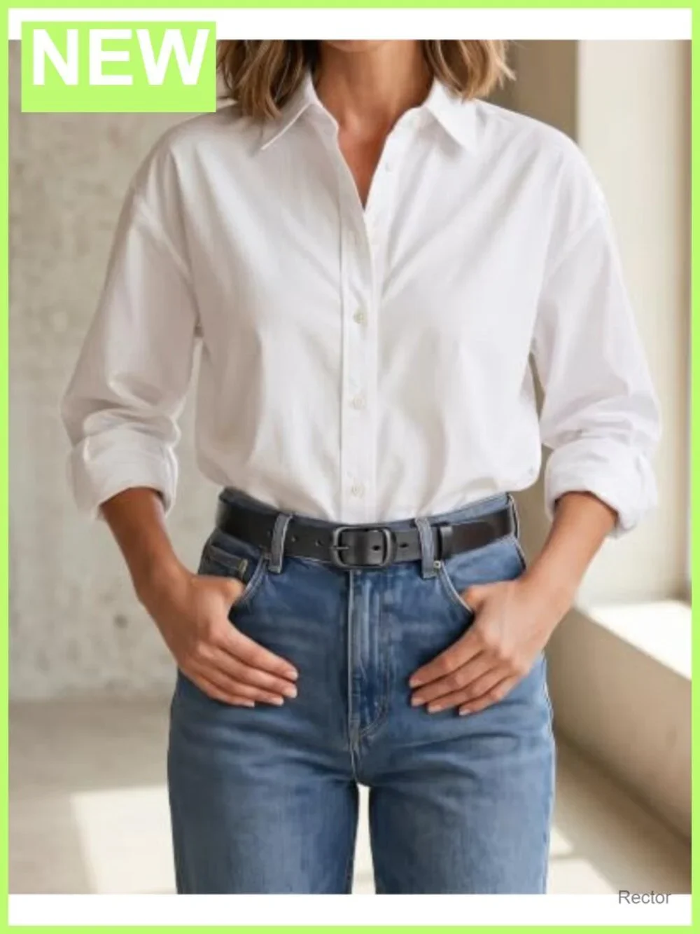 Genuine Leather Belts for Women 2-Pack Classic Pin Buckle Adjustable